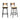 Bar Stools Swivel Counter Chairs With Metal Frame Hand Woven Paper Rope Dining Barstools For Kitchen Counter (Set of 2)