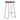 Industrial Chunky Bar Stool - Chestnut
