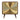 Avora - Brass Embossed 2 Door Cabinet - Brown / Golden