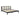 King Bed With Rattan Panel Headboard - Black
