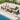 4 Piece Outdoor Furniture Sofa Set For 5 People With Acacia Wood Armrests, Removable Cushion