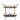 Ottesen - Glass Serving Cart - Black / Gold