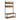 Rustic X-Back Hall Tree With Bench