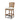 Triomphe - Rattan Wicker High Back Armless Counter Bar Stool