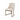 Contemporary Modern Accent Dining Chairs With Antique Gold Metal Frame (Set of 2) - White