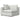 Jasmine - Left Arm Sofa Module - Gray