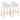 Daniella - Stylish Contemporary Glam Fixed Height Bar Stool (Set of 2)