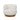 Fuji - 360 Swivel Low Barrel Back Accent Chair - Ivory White