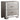 Alana - Nightstand - Silver Champagne