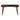 London - Arch Writing Desk - Dark Brown