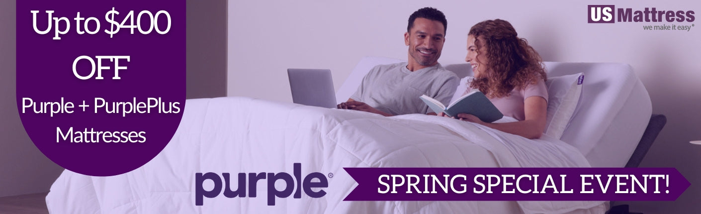 Save up to $400 off Purple mattresses