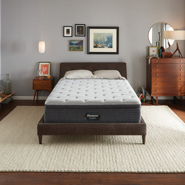 Full Beautyrest Silver Kenosha Place 4 Plush Euro Top 13 inch Mattress