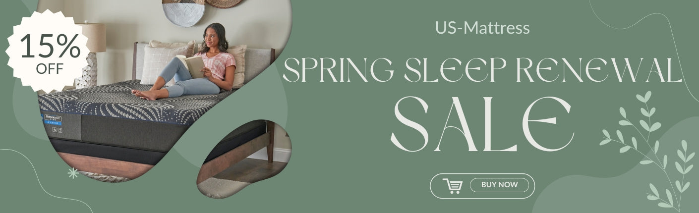 US-Mattress Spring Sleep Renewal Sale, 15% off!